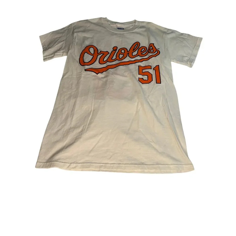Baltimore Orioles MLB Vintage Tee George Sherrill 51 - Picture 1 of 8